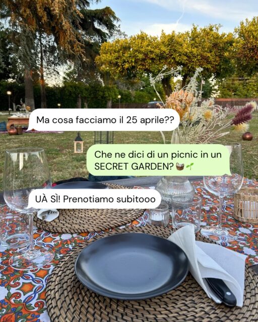 Un giardino nascosto, un picnic all’aria aperta e il gusto delle cose semplici: il piano perfetto per il tuo 25 aprile! 🧺🌱

👉🏼 Prenota ora al link in bio!

#ohmybob #cosedafare #picnic #25aprile #napoli