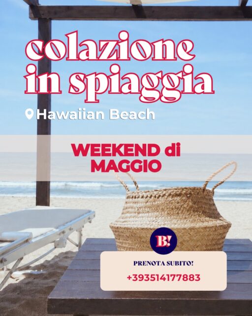 Una colazione lenta, il rumore delle onde, la luce del mattino e l’atmosfera dello splendido @hawaiian_beach_village ☕️

Il risveglio perfetto, fronte mare! 🌊 

🗓️ Tutti i WEEKEND di MAGGIO 

👉🏼 Prenota ora al +39 3514177883

#ohmybob #cosedafare #colazione #mare #napoli