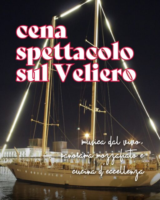 A bordo del Veliero Tortuga, il Golfo diventa una cornice unica per una serata indimenticabile: il mare che culla, le luci di Napoli e una cena di qualità 🌙

🗓️ Prossima data: 29 MAGGIO

👉🏼 Prenota ora al link in bio! 

#ohmybob #cosedafare #veliero #cenaspettacolo #napoli