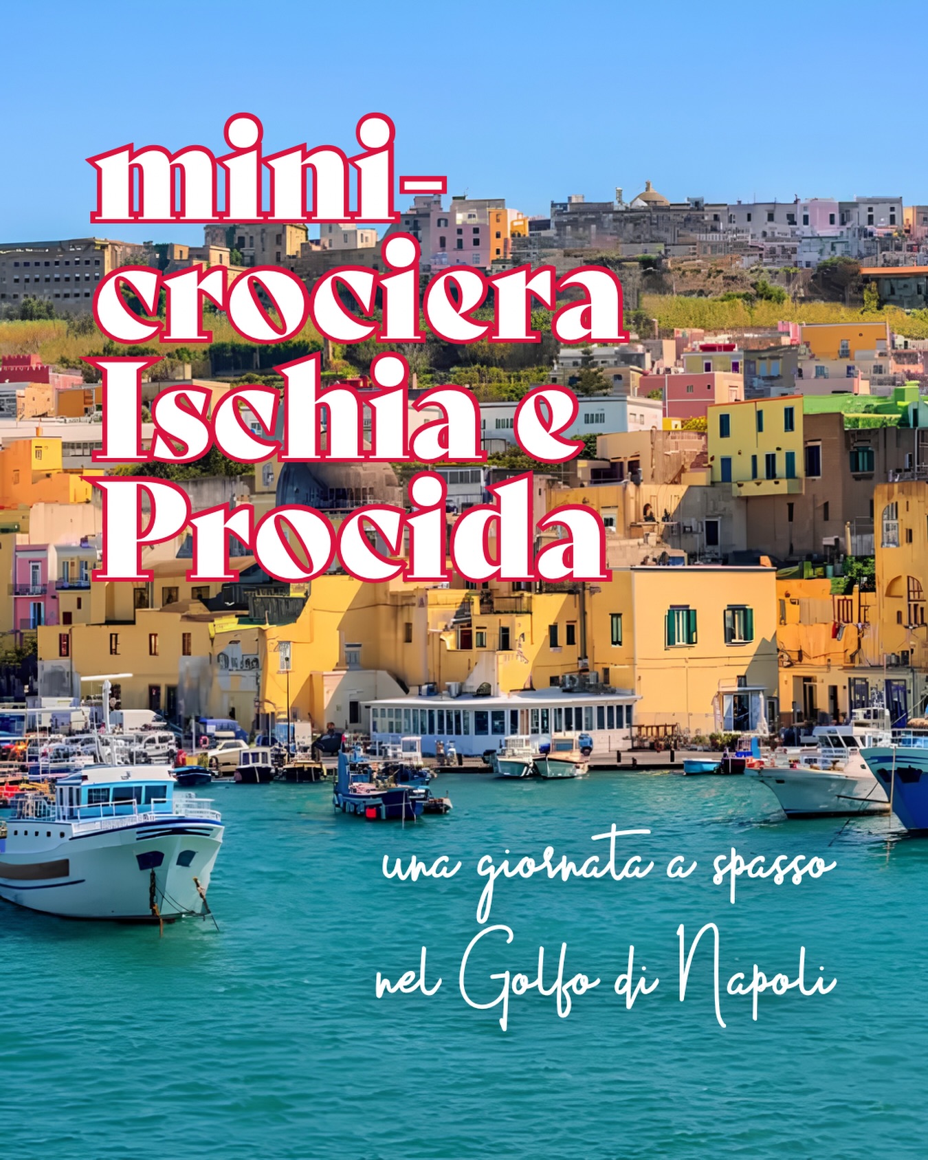 Sali a bordo e lascia che sia il mare a scandire la giornata ⚓️🌊 

Un aperitivo vista Golfo, un tuffo in una caletta di Procida, un pranzo leggero, una passeggiata tra i vicoli di Ischia e il ritorno con il Vesuvio all’orizzonte… 

Una giornata così bella da sembrare un’intera vacanza 🩵

👉🏼 Prenota ora al link in bio! 

#ohmybob #crociera #ischia #procida #napoli