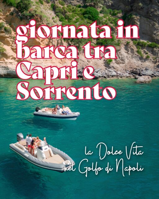 Tutto il sapore della Dolce Vita, dai Faraglioni di Capri alla Costiera Sorrentina 🍋🌊🇮🇹🛵 

Mare cristallino, musica, aperitivo e panorami che sembrano usciti direttamente da un film 🎬 

Una giornata decisamente UÀ! 💥 

👉🏼 Prenota ora al link in bio! 

#ohmybob #cosedafare #barca #mare #napoli