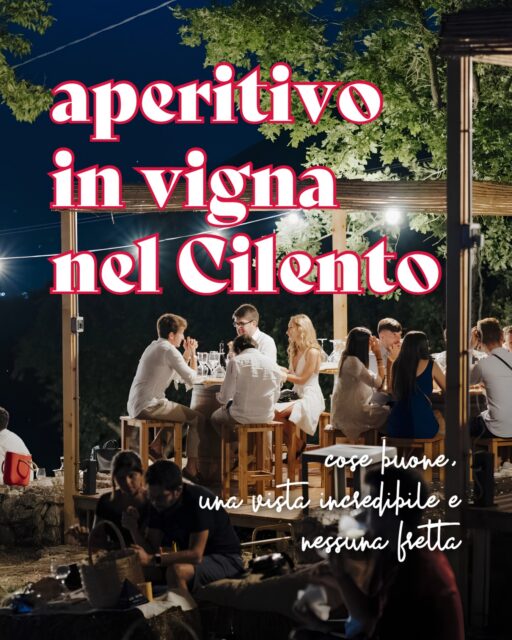 Un aperitivo che sa di Cilento 🍕🍷🌿

Pizza cilentana cotta nel forno a legna, viccio tradizionale, vino della tenuta Tredaniele e il tramonto tra i filari 🍇 

Il modo migliore per dare il benvenuto a settembre✨ 

👉🏼 Prenota ora al link in bio! 

#ohmybob #aperitivo #vigna #napoli #cilento