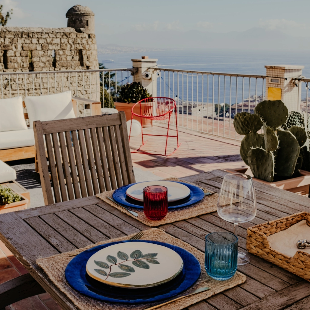 Pranzo o cena sui tetti di Napoli