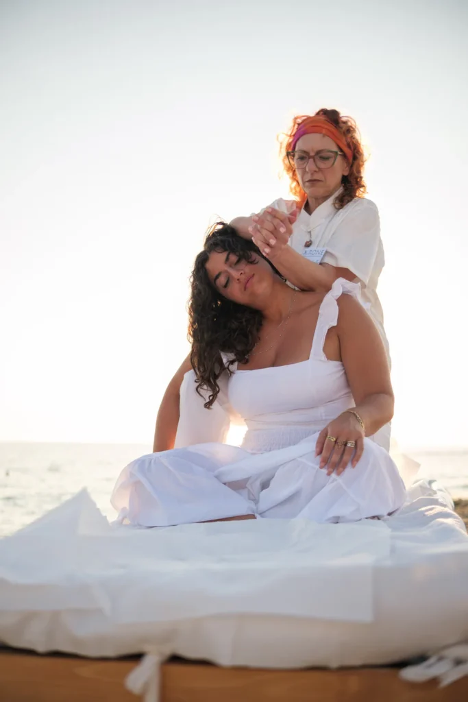 Massaggio in riva al mare